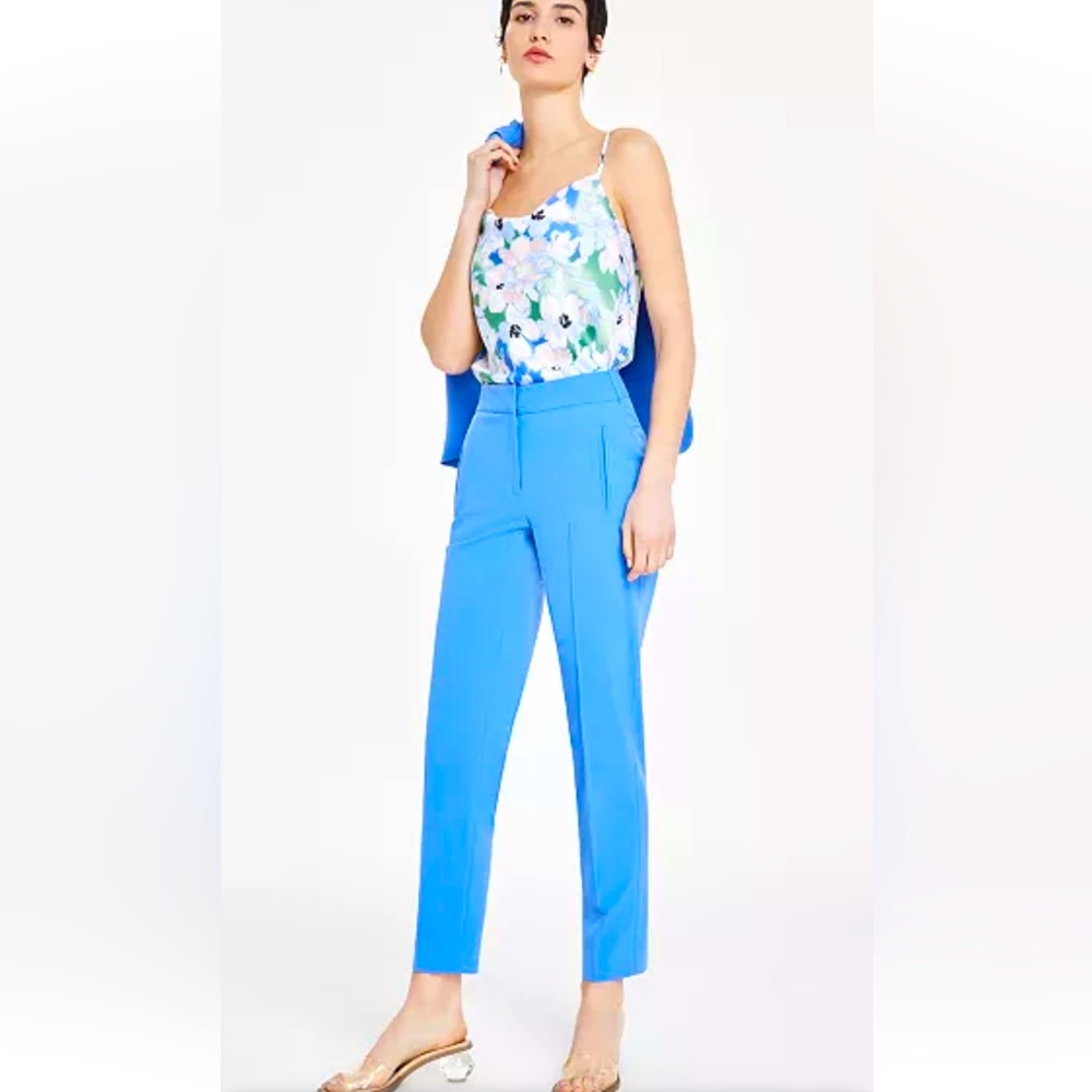 NWT 🆕 #3 - BAR III Women's Bi-Stretch Straight-Leg Mid-Rise Pants, Size 12